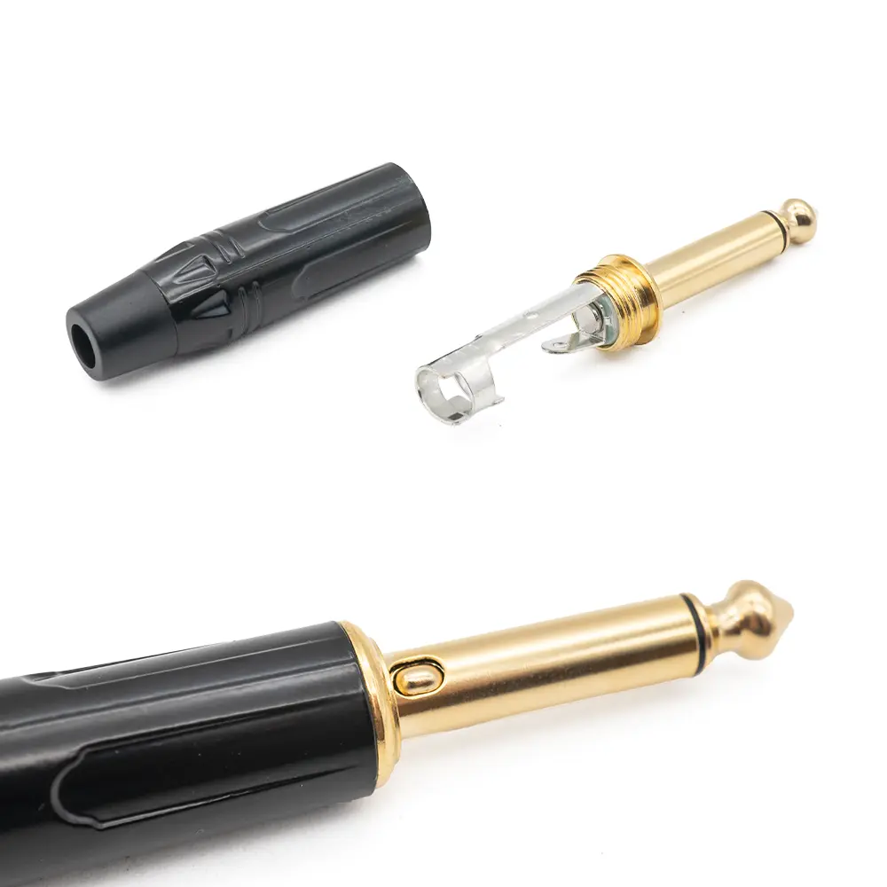 6.35mm直單聲道插孔搭配靜音開關音訊連接器JYS68