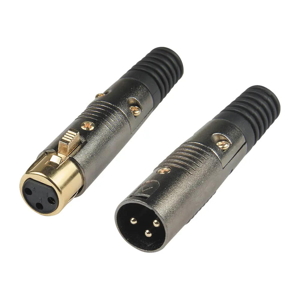 XLR 3 針母頭音訊連接器 JYA5053G/JYA5054G
