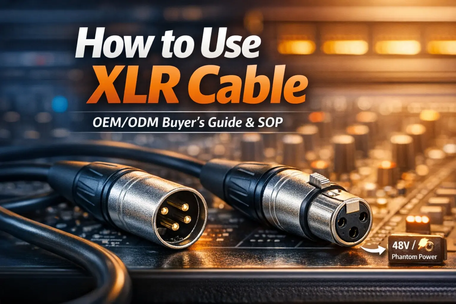 o Diagram of correct XLR signal chain Connecting microphone to audio interface input with 48V phantom power indication..png