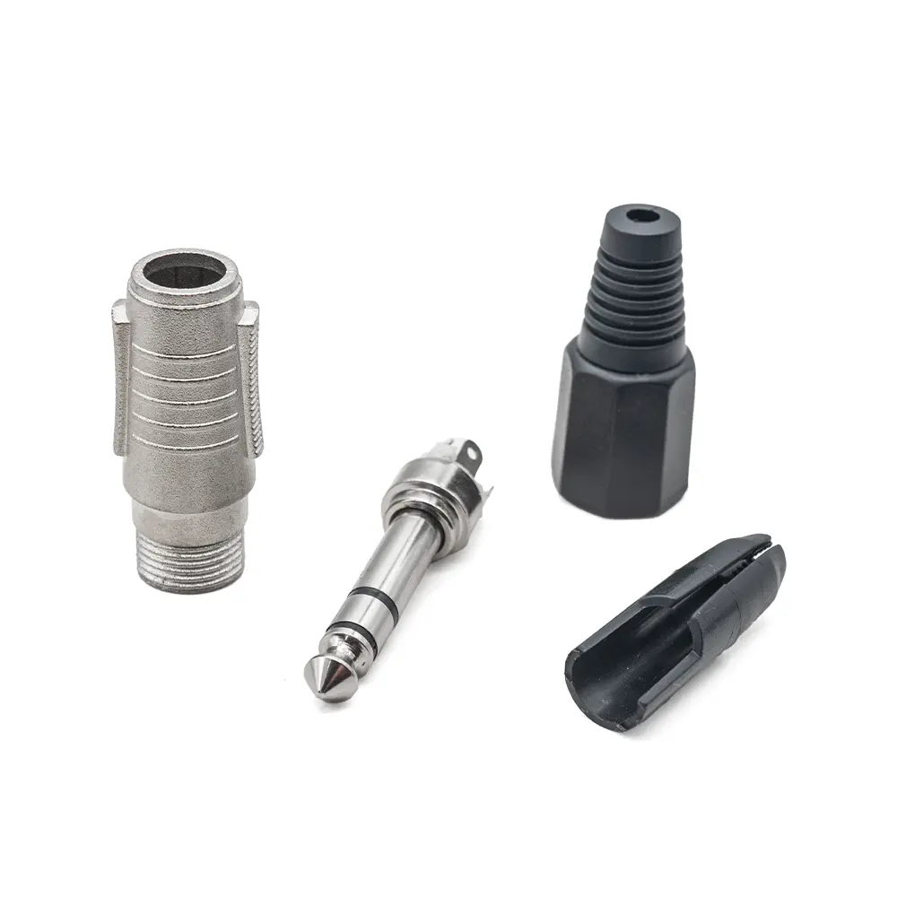 6.3mm 1/4”直立體聲插孔音訊連接器 JYA5272